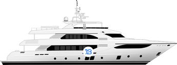 Gulf Craft Majesty 135 illustration