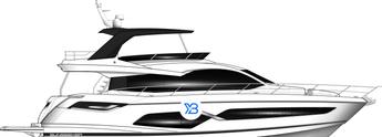 Sunseeker Manhattan 68  Mk2 illustration