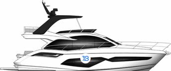 Sunseeker Manhattan 56  Mk2 illustration