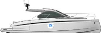 Beneteau Gran Turismo 40 Coupe Mk2 illustration