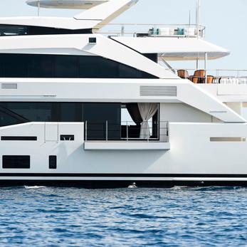 Serenity yacht exterior 2