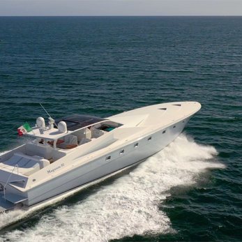 White and Silver yacht exterior 5