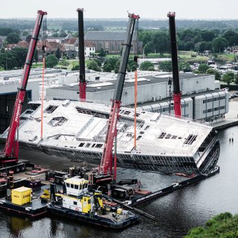 Project 410 yacht exterior 3