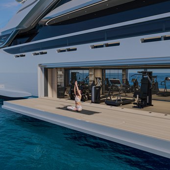 Poseidon 86M yacht exterior 4