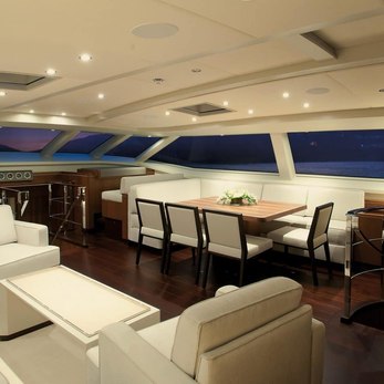 Blue Papillon yacht interior 5