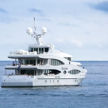 Queen Mavia yacht exterior 5