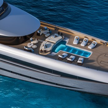 Poseidon 86M yacht exterior 2