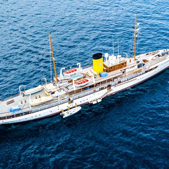 SS Delphine yacht exterior 3