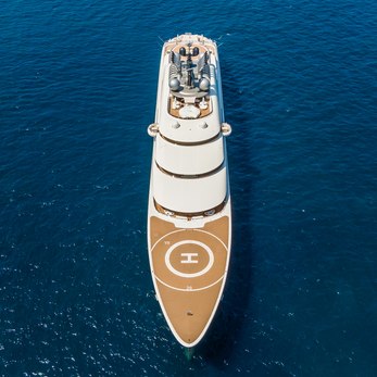 Blue yacht exterior 3