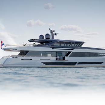 Project May yacht exterior 13