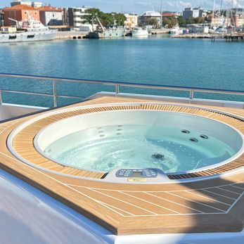 No Destination yacht exterior 3