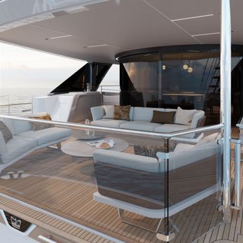 Princess X90/01 yacht interior 4
