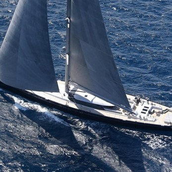 Blue Papillon yacht exterior 2