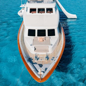 Beachfront yacht exterior 2