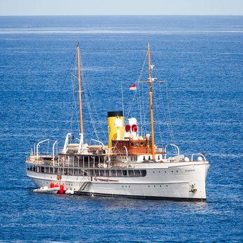 SS Delphine yacht exterior 2