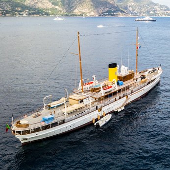 SS Delphine yacht exterior 5