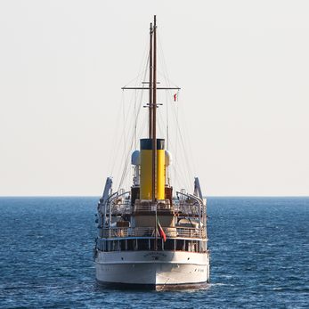 SS Delphine yacht exterior 4