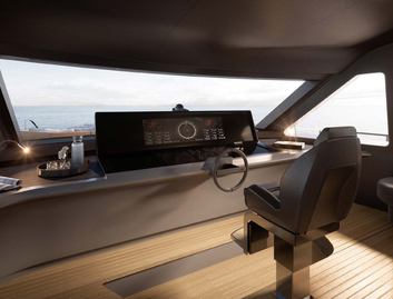 Azimut Grande 36M Evo Gen 2, Helm Station