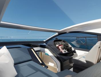 Fairline Targa 40 Mk2, Helm Station