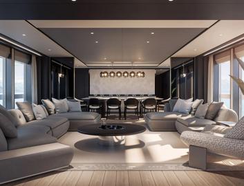 Sunseeker 134 Superyacht, Interior