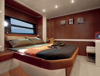 Azimut Atlantis 58, Accommodation