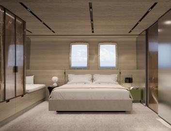 Sanlorenzo SX120, Accommodation