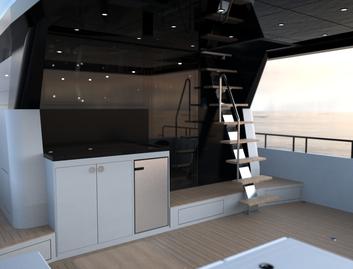Bering Marine 50 Swift Explorer, Deck Area