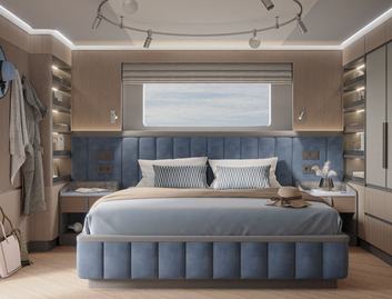 Bering Yachts Bering 82 , Accommodation