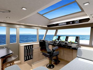 Outer Reef 540 Adventure , Helm Station