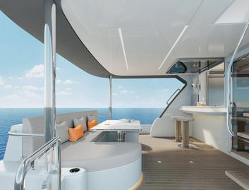 CL Yachts CLB65 SUV , Deck Area