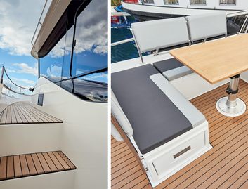 Delphia 12 Sedan, Deck Area