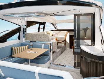 Fairline Targa 47 GT Mk2, Deck Area