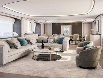 Benetti Diamond 44M, Interior