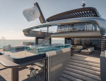 Benetti B.Loft 58M , Beach Club