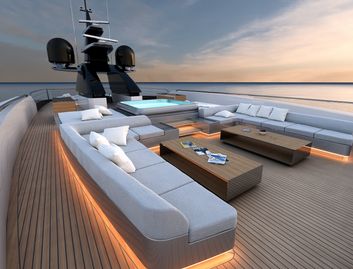 Sanlorenzo 64Steel, Fly Deck/Sportdeck