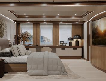 Heesen 55m Steel  Mk2, Accommodation