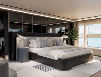 Sunseeker 134 Superyacht, Accommodation