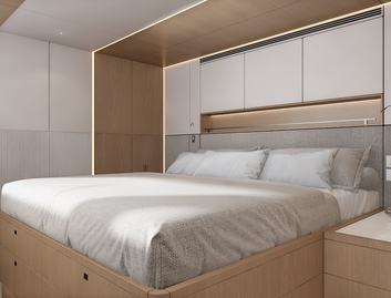 Bering Yachts BC60 , Accommodation