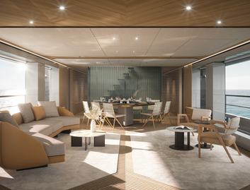Azimut Grande 30M, Interior
