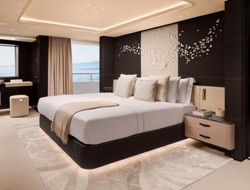 Benetti B.Now 50M Oasis, Accommodation
