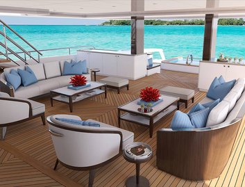Burger 180, Deck Area