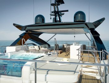 Sunseeker 134 Superyacht, Fly Deck/Sportdeck