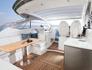 Princess V40  Mk3, Deck Area