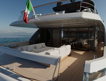 Sanlorenzo SL110 Asymmetric, Deck Area