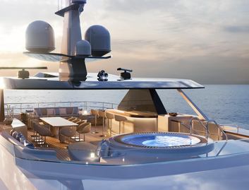 Heesen 5700 Aluminium, Fly Deck/Sportdeck