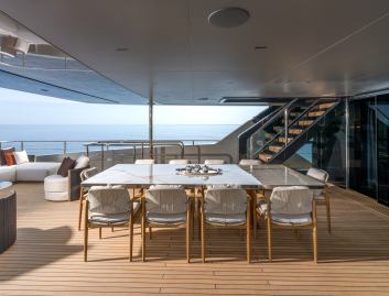 Riva 54Metri, Deck Area