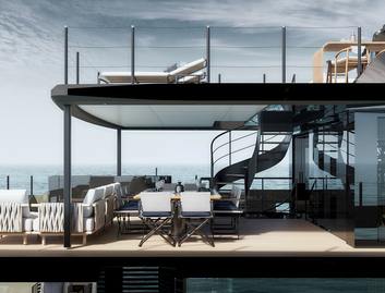 Cantiere delle Marche Raw 110 , Deck Area