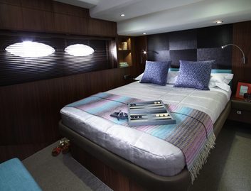 Princess 72 Motor Yacht, Accommodation