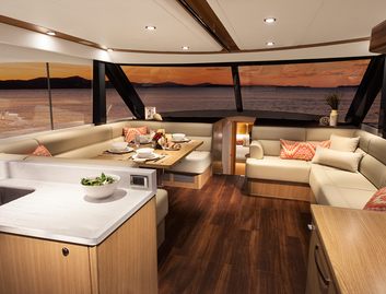 Riviera 57 Enclosed Flybridge, Interior