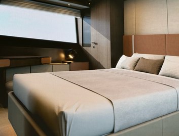 Ferretti 800 Gen 2, Accommodation